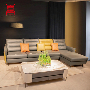 香河家具城汇美a厅雅斯佩尔新一代纳美科技布意式极简沙发