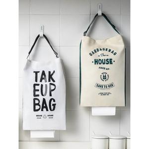 新款纸巾收纳挂袋厨房卫生间墙壁挂袋防水储物挂袋收纳垃圾袋布盒