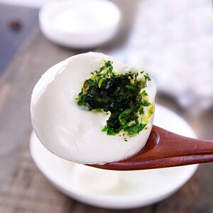 荠菜大汤圆青菜糯米汤圆咸味冷冻半成品鲜肉馅圆子