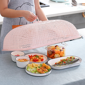 新款长方形菜罩塑料加大特大号家用餐桌罩防苍蝇盖菜罩食物遮菜罩