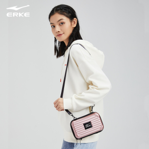 鸿星尔克运动包新款女士单肩包手拧包斜挎包小方包小箱包男相机包