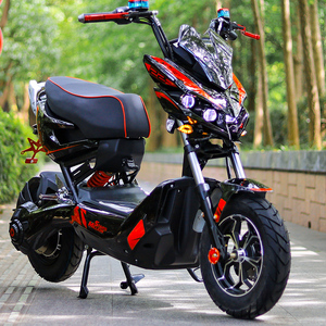 x战警电瓶车电摩6072v踏板改装高速极客电动摩托车战狼电动车网红