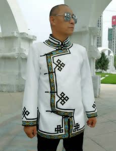 蒙古服装男冬季