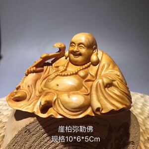弥勒佛木雕实木