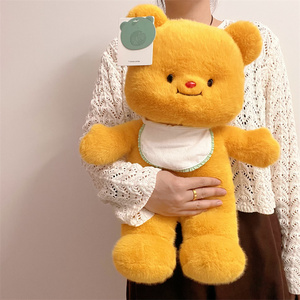 日本ZGP网红黄油小熊公仔正版黄色小熊毛绒玩具礼物可爱布娃娃熊