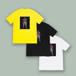 nof studio 20ss开季 tupac 2pac人物全息影像短袖t恤