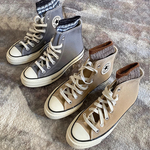 star/匡威1970s高帮男女鞋经典奶茶石灰色复古帆布鞋百搭学生板鞋