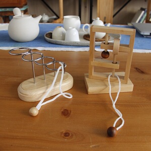 topology玩具空间拓扑学解绳穿线解套死里逃生步步惊心伤脑筋玩具