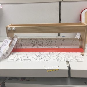 IKEA宜家代购莫拉 储物纸卷架画纸卷儿童画画卷纸30米学习绘画
