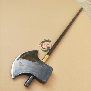 仿古长斧武术器材大斧斧头开山斧影视道具李逵板斧宣花斧兵器