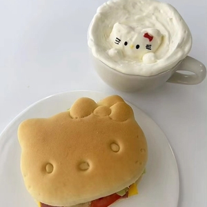 可爱卡哇伊蛋糕面包压模卡通小猫三明治模 diy米饭团水果饼干模具
