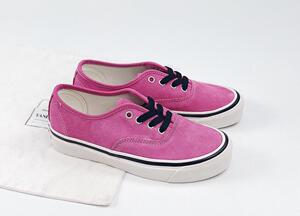 tb091213457淘宝正品万斯女鞋og vault slip-on粉紫拼接棋盘格一脚