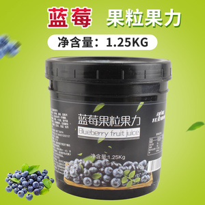 元道纯品冰果摇摇乐蓝莓果酱果肉果粒酱奶茶原料冲调饮品商用果汁