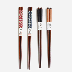 日式创意原木筷子木器进口红木实木筷子环保筷子缠线筷子樱花筷子