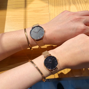 丹尼尔惠灵顿danielwellington手表dw男士腕表女情侣款黑色石英表