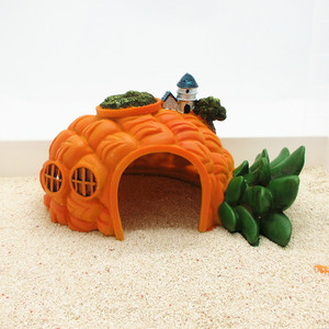 【树脂大号躲避窝】寄居蟹小爬宠物睡觉窝 可爱房子 避暑光安全屋