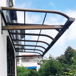 铝合金雨棚遮阳棚阳台庭院露台遮雨棚防雨屋檐门上门头窗户挡雨板