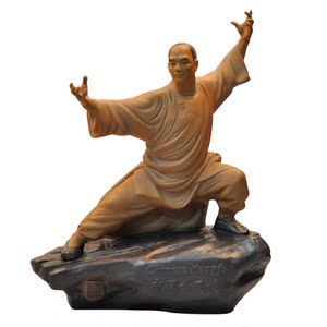 石湾公仔佛山黄飞鸿摆件陶瓷装饰功夫人物家居客厅中式摆件石湾公