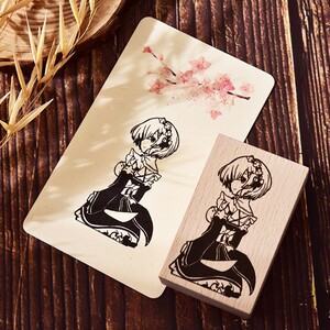 从零开始的异世界周边 蕾姆 动漫 成品 橡皮章 手账 印章