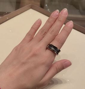 宝格丽黑陶瓷戒指代购