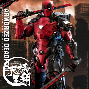 天模 hottoys ht 1/6 cms09d42 漫威 钢铁 裝甲死侍 合金压铸