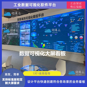 数据可视化大屏设计软件智慧生产工业设备MES物联网工厂车间看板