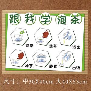 幼儿园茶文化大环境创设喝茶礼仪茶艺区中国文化十大名茶区角布.