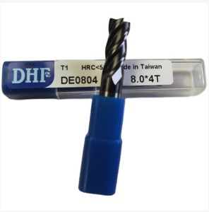 DHF钨钢铣刀DE0804系列不锈钢铜铝钢料加工性价比好