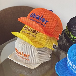 2022宝宝帽子薄款儿童婴儿夏季凉帽男童男宝遮阳帽网眼鸭舌帽1岁2