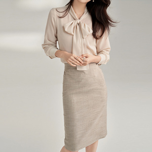 春装知性优雅气质女神范时尚套装高端职场轻熟风女装高级感穿搭ol