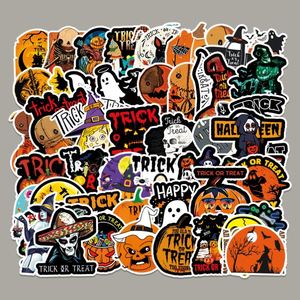 50张节日万圣节恶作剧涂鸦贴纸滑板车笔记本电脑汽车外贸装饰贴纸