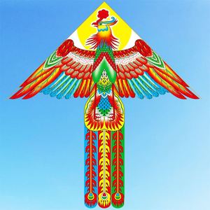 火凤凰儿童风筝微风易飞潍坊软体质量好2022年新款diy户外卡通