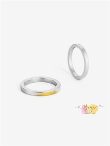 日本代购直邮 TORAFU  gold wedding ring  24k 银 时间变化 戒指