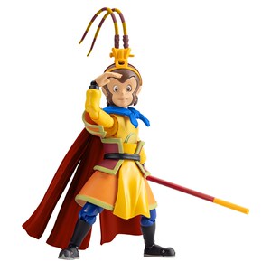 官方正版央视动画西游记 孙悟空猴哥齐天大圣 1/12超可动手办人偶