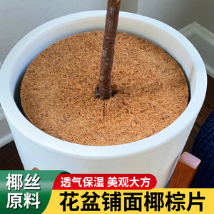 花盆土面装饰椰棕片椰丝铺面花盆铺面草盆景盆栽绿植护土盖板盖面