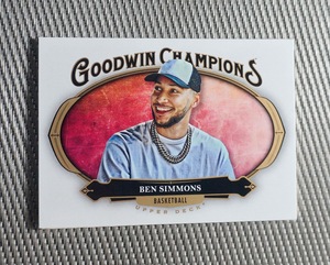 simmons 本 西蒙斯 2020 goodwin 冠军 横版相框卡【nba球星卡】