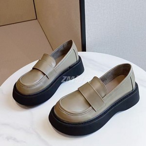 2813茱曼女鞋正品休闲鞋学院风乐福鞋厚底鞋爆款超轻2021秋款单鞋