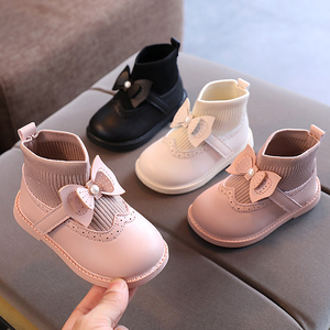 童鞋宝宝单鞋软底学步鞋1-3-5岁女童一岁半春秋鞋子婴儿公主鞋4