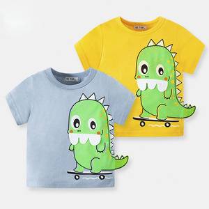 许菊珍xjz淘宝怪兽贝利亚奥特曼t恤儿童夏季男孩短袖纯棉图案宝宝