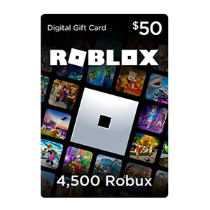 Roblox罗布乐思50美元游戏卡 美服4500Robux礼品卡数字代码 R币