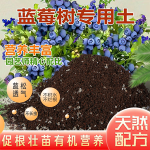 蓝莓土专用酸性土蓝莓种植专用土土壤养花种植土泥土通用型营养土