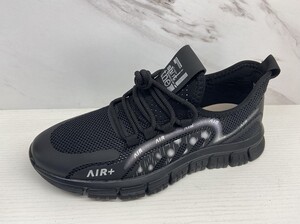 飞鸵男鞋新款椰子鞋网面透气飞织条纹休闲运动老爹鞋男潮跑鞋