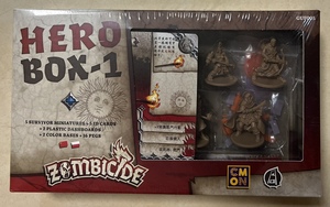 无尽杀戮 英雄扩展 Zombicide Hero Box-1 官方中文英文原版 包邮