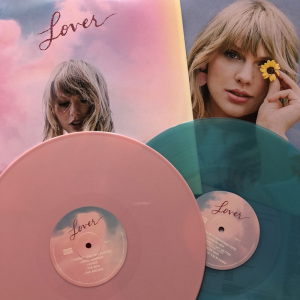 泰勒斯威夫特新专辑 taylor swift lover 霉霉 2lp黑胶唱片 彩胶