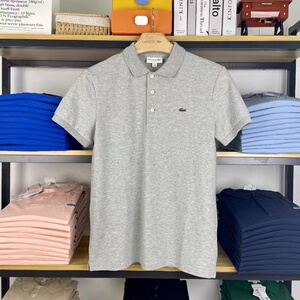 lacoste法国鳄鱼男士经典款polo衫翻领三粒扣休闲商务短袖ph7937