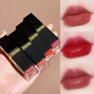 tom ford汤姆福特tf方管哑光唇釉03lark奶咖玫瑰 番茄红16scarlet