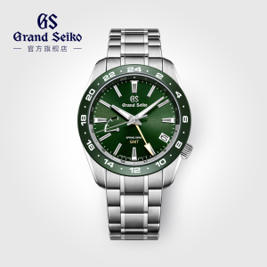 GrandSeiko冠蓝狮大精工gs官方直营钢带运动钢带男绿表盘SBGE257G