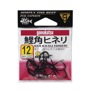 伽马卡兹鱼钩 鲤角 日本进口大物 有倒刺 高强度钩Gamakatsu12162
