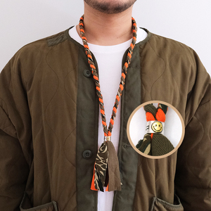 装日系复古防丢防滑便携眼镜挂绳头层牛皮阿美咔叽项链男潮11人付款