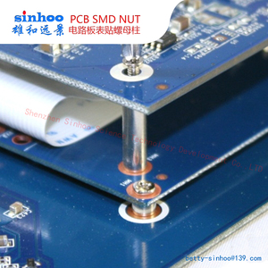 Sinhoo SMT贴片螺母 SMTSO-M2系列散装  PCB主板焊锡螺柱 CTS